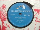 ELVIS PRESLEY: BABY LET'S PLAY HOUSE / RIP IT UP 1957 HMV 78 RPM