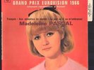 EUROVISION 45T EP MADELEINE PASCAL Ne vois-tu pas Sélection SUISSE EUROVISION 66