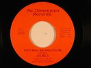 JOE MILO modern soul/boogie 45 YOU'LL NEVER GET AWAY FROM ME   NEW DIMENSION M-