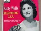 VERY RARE Kitty Wells 45 EP RPM on DECCA No.ED 2699 - Heartbreak U.S.A. - NICE