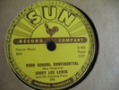 JERRY LEE LEWIS GREAT ROCKABILLY 78 ON SUN 296 HIGH SCHOOL CONFIDENTIAL