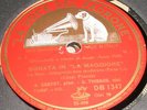 CORTOT - THIBAUD FRANCK : SONATA IN A MINOR for piano & violin 4-78 RPM VDP NM