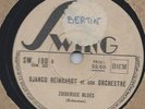 DJANGO REINHARDT & Orch. / A.B.C. - Zuidersee Blues / 78 rpm SWING 180 (FR)