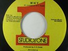 Reggae 45 CARLTON LIVINGSTON Why on Studio One VG++