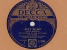 78 RPM Quintet of the Hot Club of France Decca F.8604 in EE- (Django Reinhardt)