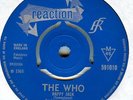 THE WHO*HAPPY JACK*I'VE BEEN AWAY*REACTION**MINT