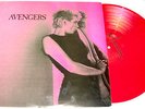 Avengers - Self Titled - 1983 LP on LIMITED RED VINYL - w/Hype Sticker