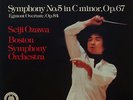 Ozawa/BSO: Beethoven Symphony No. 5, Egmont Overture - Telarc DG-10060 (DDD)