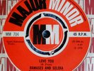 RAMASES & SELEKA Love You/Gold Is The Ring orig UK Major Minor MM704 psych prog