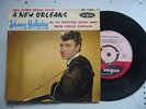 JOHNNY HALLYDAY Vinyl avec languette & centreur A New Orleans + 3