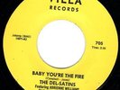 THE DEL-SATINS (Baby your the Fire)+CHECKERBOARD SQUARES (Double Cookin`) VILLA