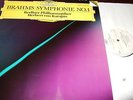 KARAJAN : BRAHMS SYMPHONIE NO. 1 WHITE LABEL PROMO LP 1987 DGG DIGITAL GERMANY