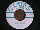 Wally Deane/Cool Cool Daddy-It Ain't Fair Baby/Globe Records 45-238/VG++/RARE