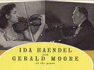 IDA HAENDEL GERALD MOORE A RECITAL OF WORKS UK LP HMV CLP 1021 PLUM MAROON GOLD