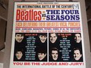 60s THE BEATLES vs THE FOUR SEASONS 2LPs  DX-30 With POSTER ORIG ONE OWNER