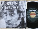 vinyl EP 45T Johnny Hallyday noir c'est noir la generation perdue PARTICULARITE