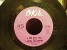 Larry Williams on Okeh I AM THE ONE / YOU ASK FOR ONE GOOD REASON soul 45