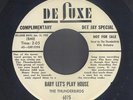 Black Rocker Doo Wop 45  The Thunderbirds  BABY LET'S PLAY HOUSE  Deluxe  hear