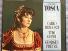 MARIA CALLAS & PRETRE Tosca ORIG SAN 149/50 UK-1965 2-LPs MINT