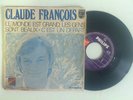 CLAUDE FRANCOIS -le monde est grand- (45t) RARE POCHETTE AVEC DISQUES FLECHE