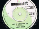 Northern Soul Robert Knight Love On A Mountain Top Monument 1st ISSUE British