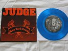 Judge New York Crew on BLUE Vinyl Gorilla Biscuits Rival Mob Infest Chain