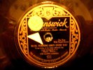 78 RPM-CLEVELANDERS-BEN BERNIE-BRUNSWICK 4741-BLUE TURNIN GREY-LET ME SING