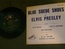 Vintage 1956 Elvis Presley EPA 747 Record With Rare Temporary Sleeve Blue Suede