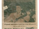 Elvis’ EPB 1254 promo sleeve for first LP, first EPs sleeve only