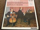 RICHTER / ROSTROPOVICH THE SONATAS 835182 / 83 AY STEREO PHILIPS LP HOLLAND