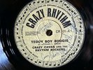 CRAZY CAVAN TEDDY BOY BOOGIE ROCKABILLY 1ST 1973, SIGNED KILLER 45
