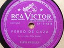 ELVIS PRESLEY Love Me Tender| Hound Dog RARE 78 RPM Uruguay