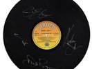 BON JOVI SLIPPERY WHEN WET SIGNED BY BAND - VINYL LP (RECORD ONLY) 100% ORIGINAL