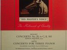 Edwin Fischer: Mozart Concerto K 503 + Bach BWV 1064: RCA LHMV-1004, lovely copy
