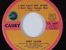 70s Soul 45 TERRY CALLIER I Just Can't Help Myself... CADET HEAR VG++