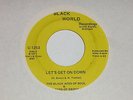Original Funk 45 Black Aces Of Soul Let's Get On Down Black World Label Nice