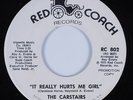 Northern Soul/Sweet Soul 45 CARSTAIRS It Really Hurts Me Girl RED COACH HEAR VG+