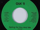 Sweet Soul 45 BLUE VELVET Spring For You And Me QUE TI HEAR NM/VG++