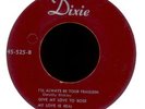 UNKNOWN ARTIST Give My Love to Rose Dixie EP 525 Country Bop 45 Hear