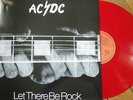 AC DC Let There be rock VYNIL ROUGE Australie RARE