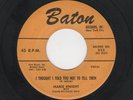 WILD ROCKER-MARIE KNIGHT-BATON 253-I THOUGHT I TOLD YOU NOT TO TELL THEM/SEPTEMB