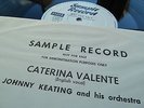 CATERINA VALENTE - Sample Record; Rare German 1963 Promo Only LP - Unplayed