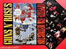 GUNS 'N ROSES SUPERB 1ST PRESS LP 1987 + INNER APPETITE FOR DESTRUCTION GEFFEN