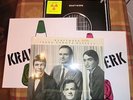 4 Kraftwerk LPs: Trans Europe Express, Radio-Aktivität, Pylone rot u. grün
