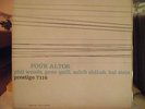 Phil Woods, FOUR ALTOS, orig. Prestige W.50th St.