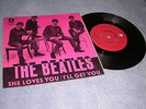 Beatles - She Loves You (single) Sweden orig Pink cover Rarest w red label EX/EX