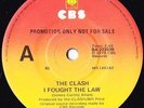CLASH 45: I FOUGHT THE LAW/GATES OF THE WEST AUSSIE CBS PROMO MINT/EX- 1979