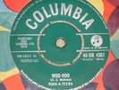 ROCK-A-TEENS. WOO-HOO. COLUMBIA 45-DB 4361 (VERY, VERY RARE 45).