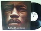 JIMI HENDRIX LP - WLP - War Heroes - Gorgeous Minty Original - No Barcode 1972