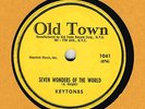 DOO-WOP : THE KEYTONES ON OLD TOWN 78 1041